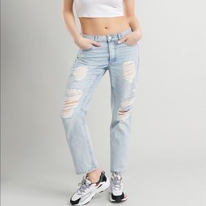Garage ex boyfriend jeans fits 24 or 25!!